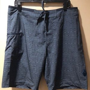 PrAna Mens Blue board shorts UPF 50